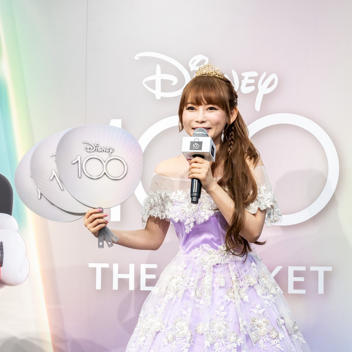 Disney100 THE MARKET in 日本橋三越本店 オープニングセレモニー 中川翔子さん4