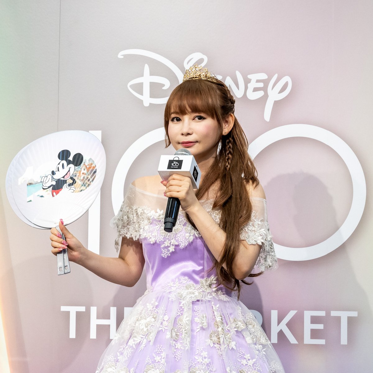 Disney100 THE MARKET in 日本橋三越本店 オープニングセレモニー 中川翔子さん5