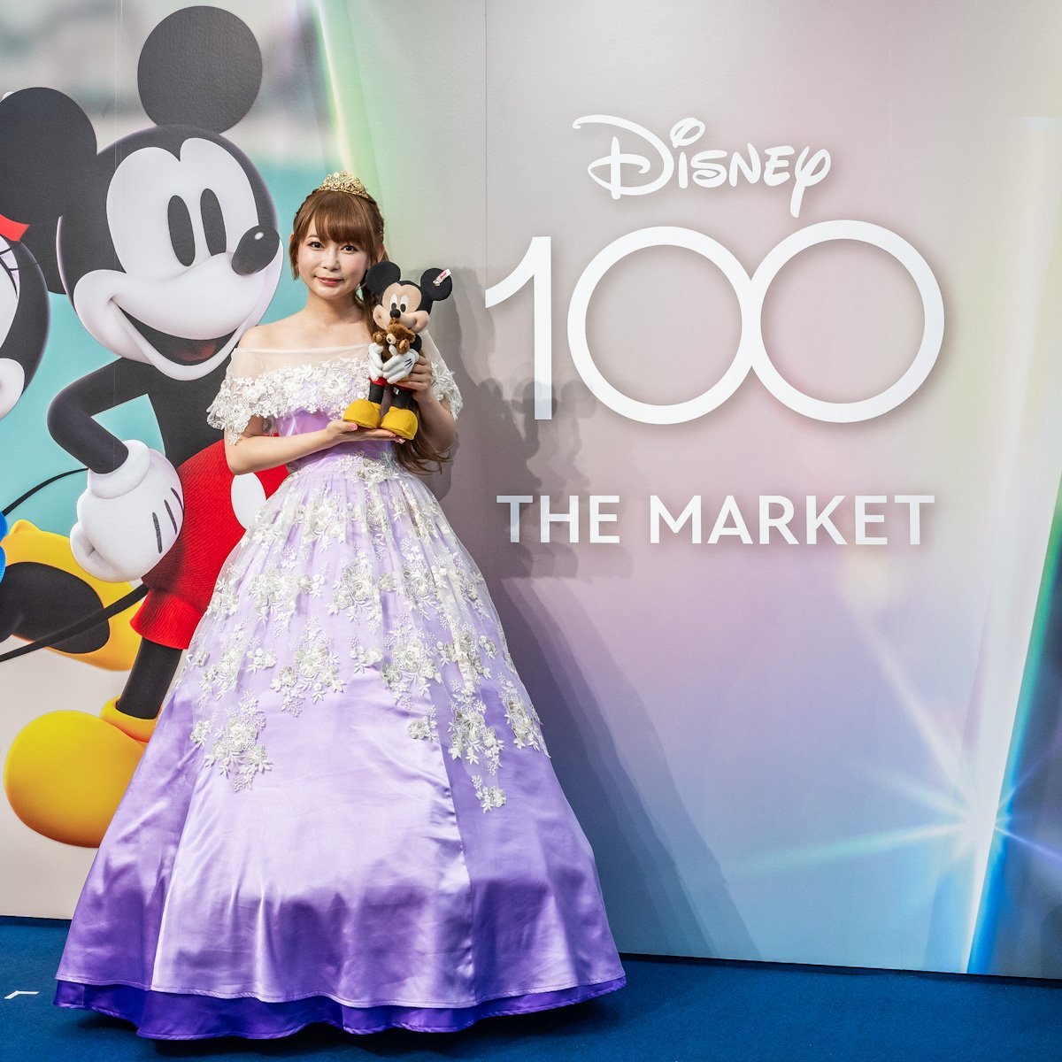 Disney100 THE MARKET in 日本橋三越本店 オープニングセレモニー 中川翔子さん