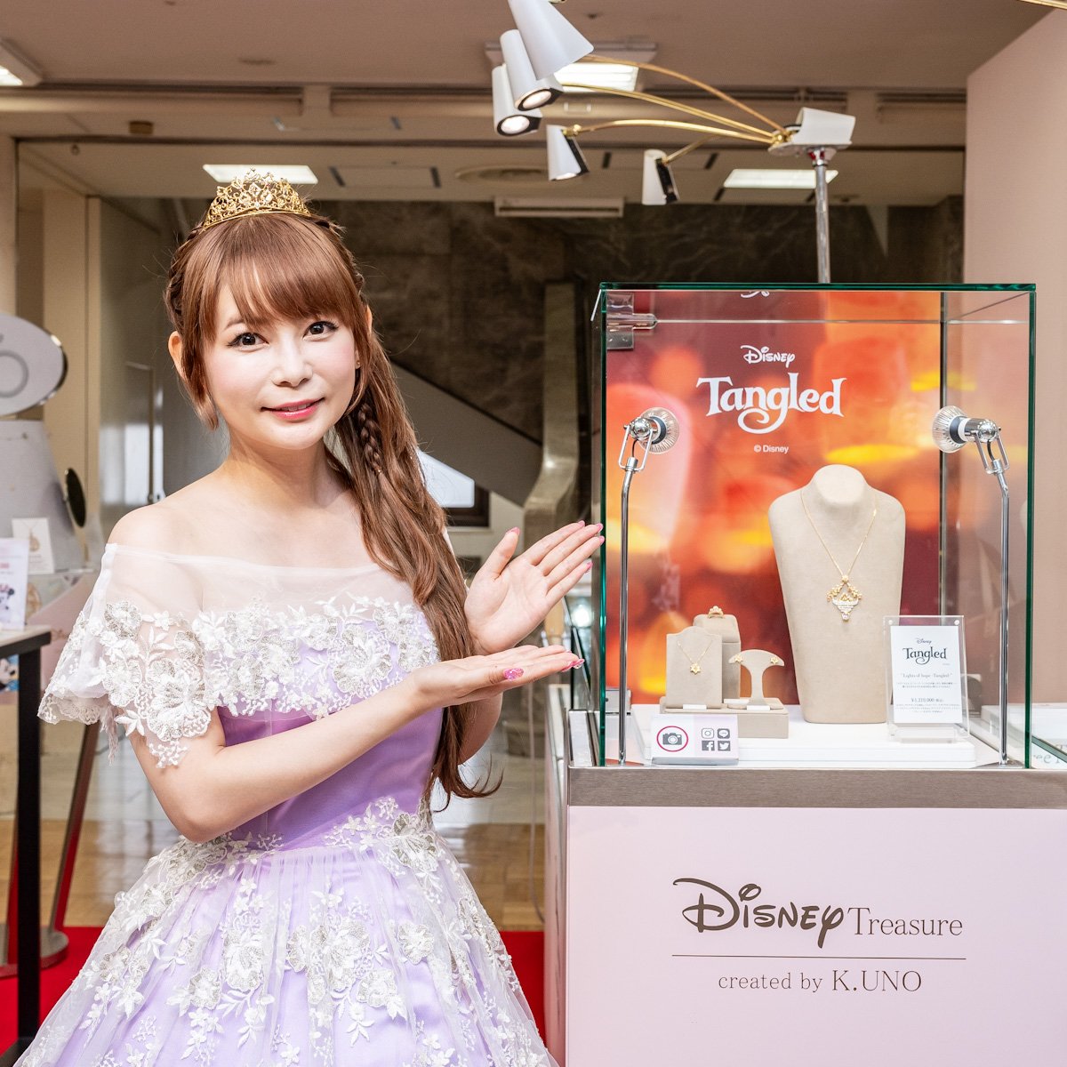 Disney100 THE MARKET in 日本橋三越本店 オープニングセレモニー 中川翔子さん6