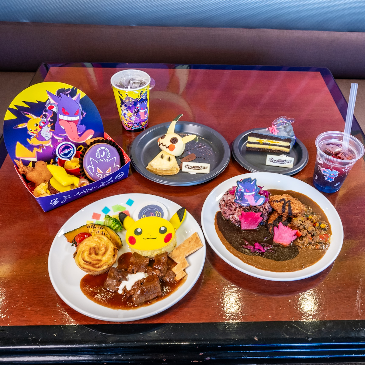 DJピカチュウ・ゲンガーたちポケモンがハロウィーンメニューに