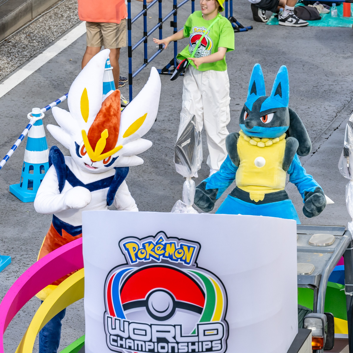 ｢ポケモンWCS2023横浜みなとみらいイベント｣Let’s Celebrate! The Pokémon Parade!!（Pokémon Fantastic Live Show）エースバーン＆ルカリオ