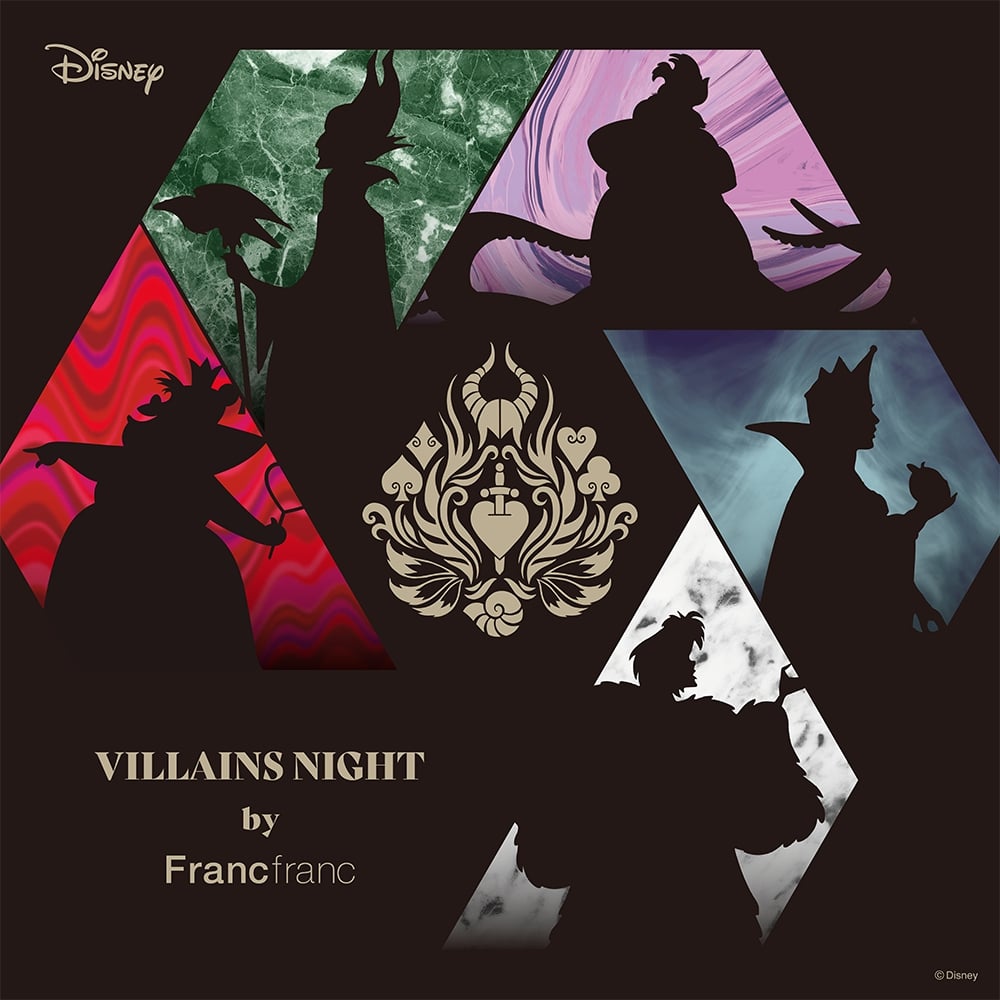 フランフラン ディズニー「VILLAINS NIGHT by Francfranc」