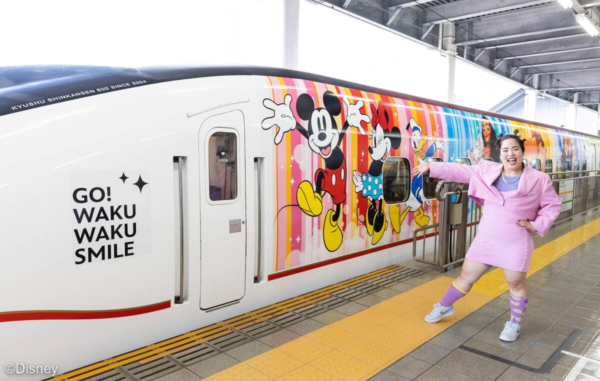 博多駅「JR九州 WAKU WAKU SMILE 新幹線」運行開始 出発式2