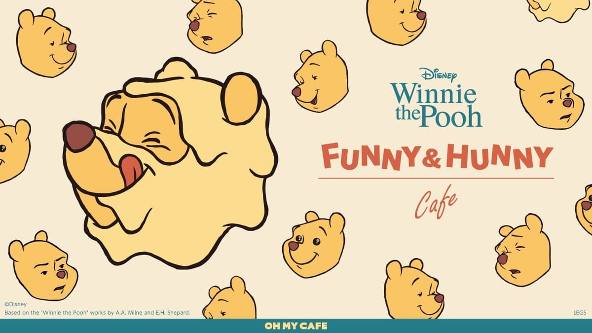 色々な表情がかわいいカフェメニュー＆グッズ！ディズニー「くまのプーさん」FUNNY & HUNNY OH MY CAFE