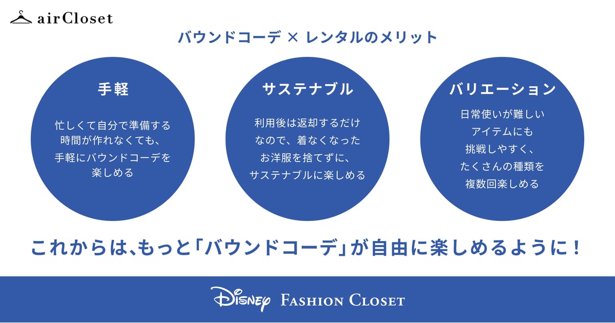 airCloset（エアークローゼット）「Disney FASHION CLOSET」4