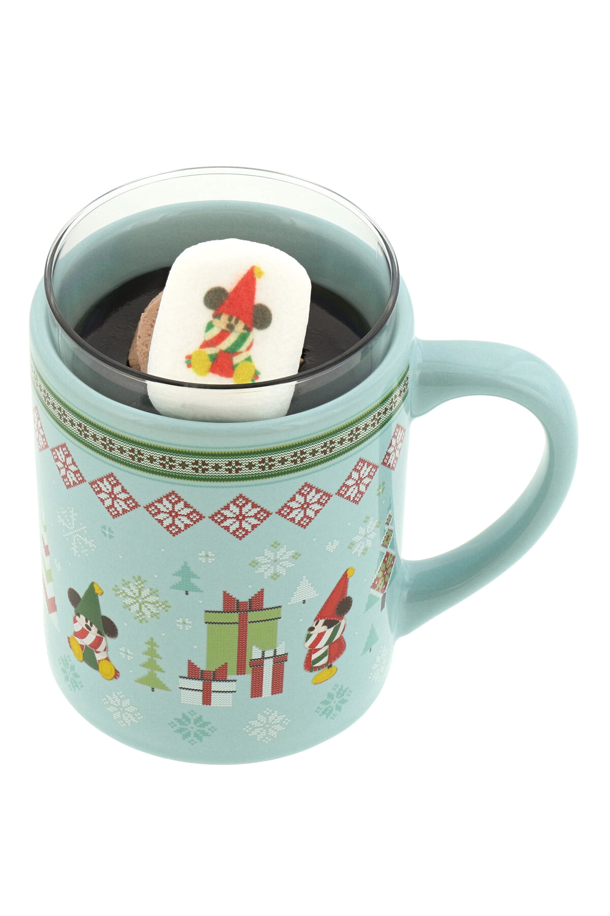 東京ディズニーリゾート”ディズニー・クリスマス2023”「コーヒー＆チョコムース」スーベニアマグカップ付き2