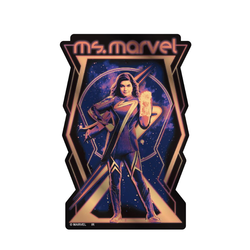 マーベルズ メタリックステッカー(MS.MARVEL)