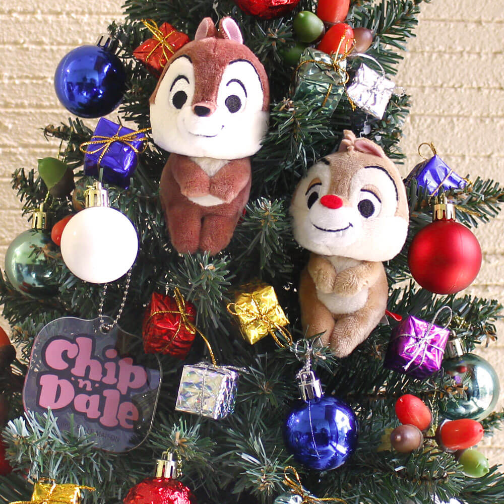 テーブルツリーセット「カラフル・クリスマス　48cm（Chip’n Dale）　装飾イメージ