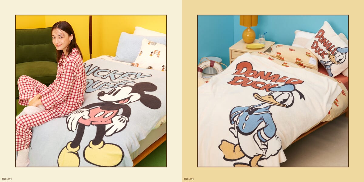 Mickey&Donald／ジャガードマルチカバー