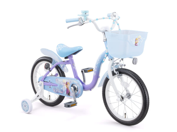 プリンセス　自転車　16インチ　ディズニー　子供用　幼児用　トイザらス 淡いパープルがおしゃれ！トイザらス限定 ディズニー キッズ自転車