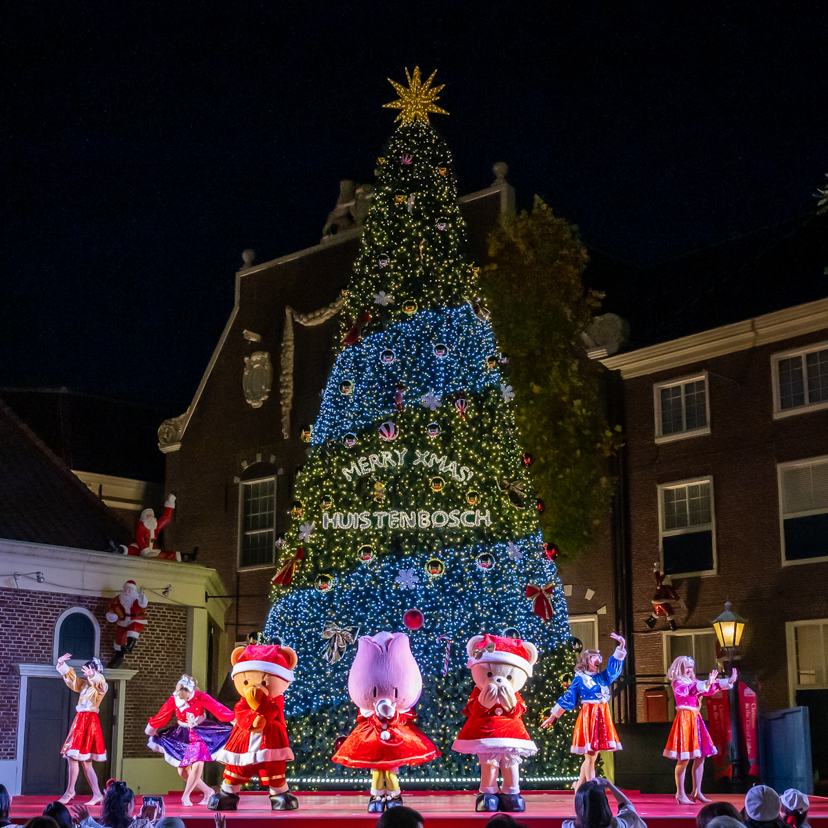 ハウステンボス「光の街のクリスマス 2023」クリスマスタウン点灯式2