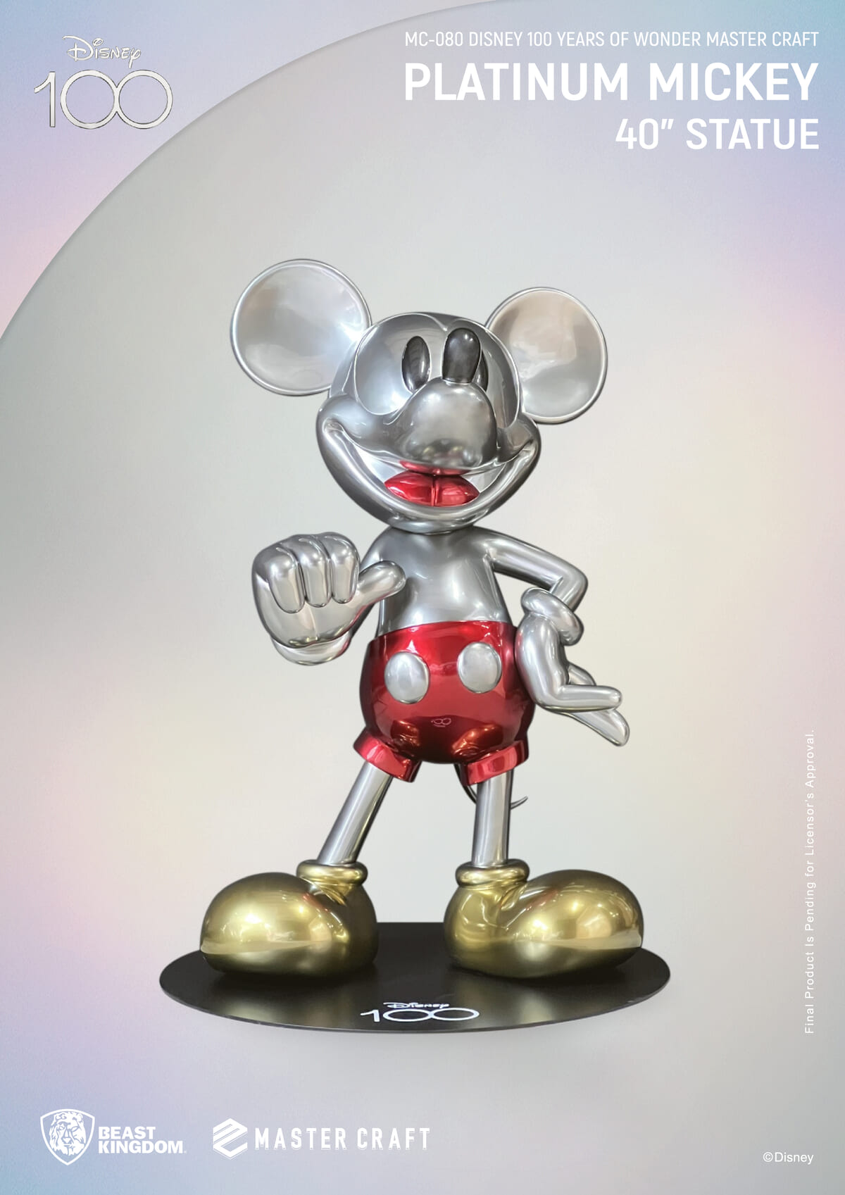100 Years of Wonder Master Craft　Platinum　ミッキーマウス