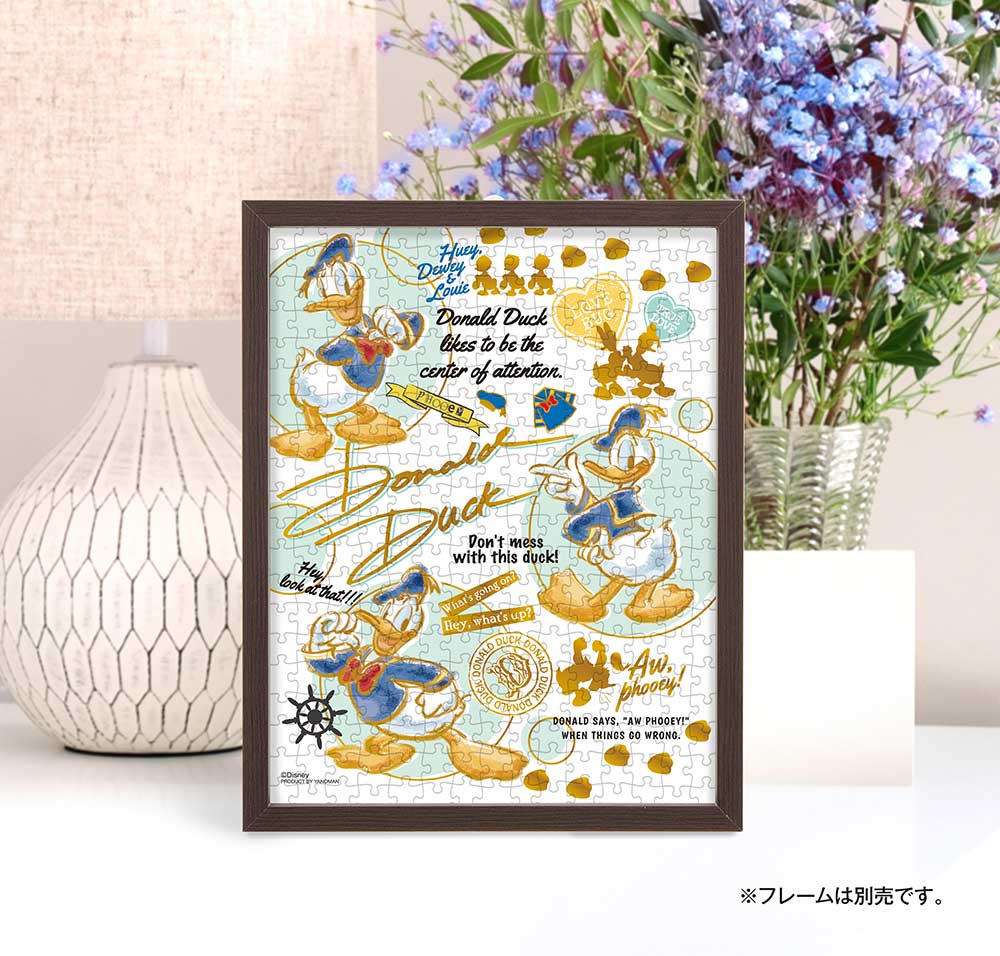 カラフル・ゴールド ドナルドダック 完成イメージ