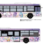 BOSS E・ZO FUKUOKA「Sanrio characters Dream!ng Park（サンリオキャラクターズ ドリーミングパーク）」ラッピングバス