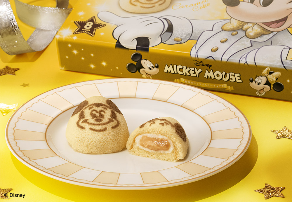 ミッキーマウス/「銀座のキャラメルケーキ」です。　断面
