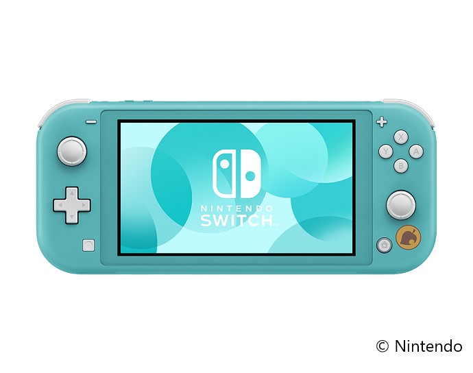 Nintendo Switch Lite あつまれ どうぶつの森セット ～まめきち＆つぶきちアロハ柄～ 前面