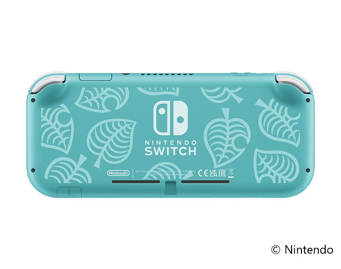 Nintendo Switch Lite あつまれ どうぶつの森セット ～まめきち＆つぶきちアロハ柄～ 背面