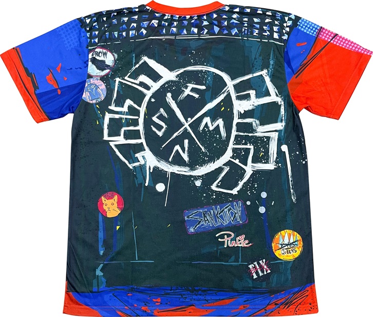 Tシャツ（SPIDER-PUNK）後ろ