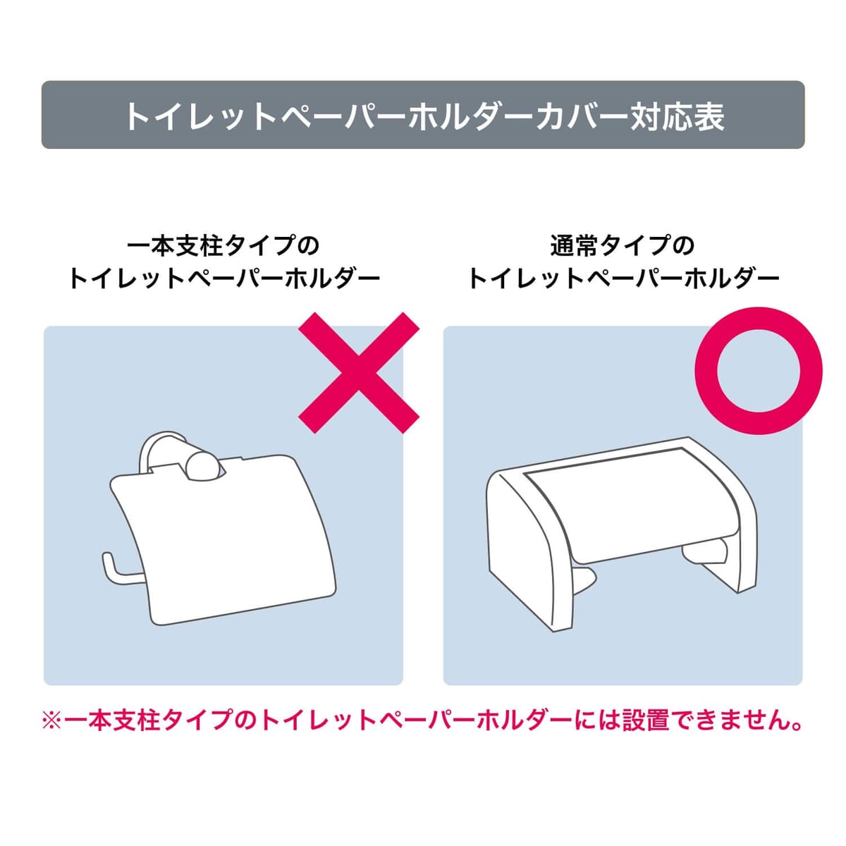 シンプルなトイレットペーパーホルダーカバー＆スリッパセット　仕様