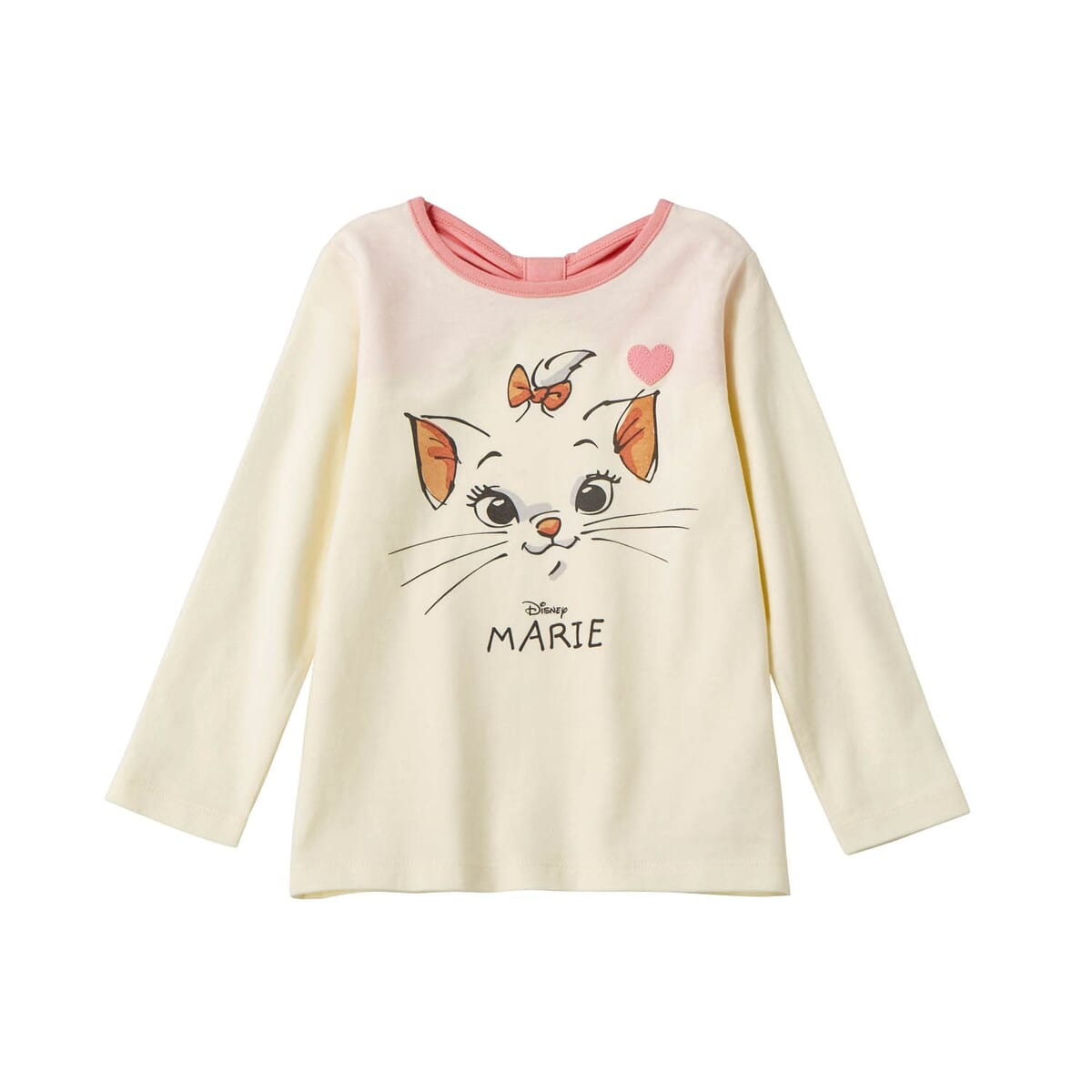 バックリボン長袖Tシャツ　マリー