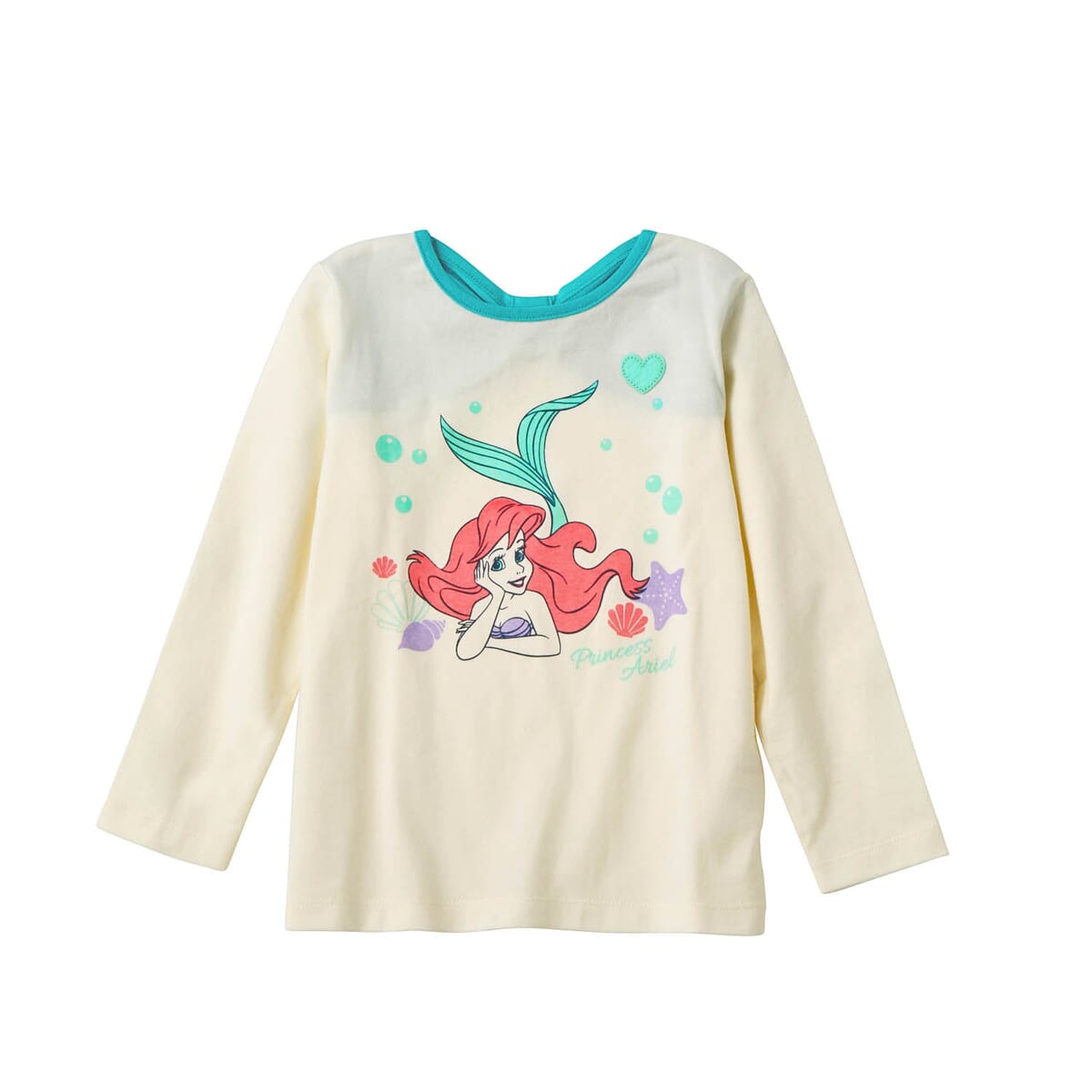 バックリボン長袖Tシャツ アリエル