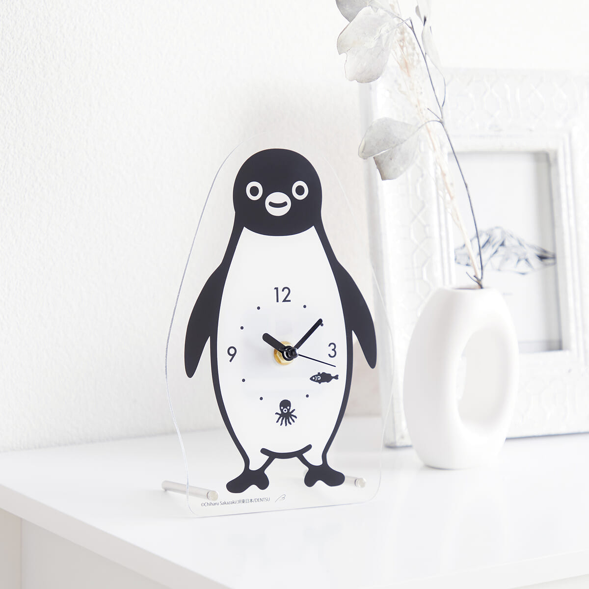 Suicaのペンギン ベルメゾン アクリル置時計「Suicaのペンギン」