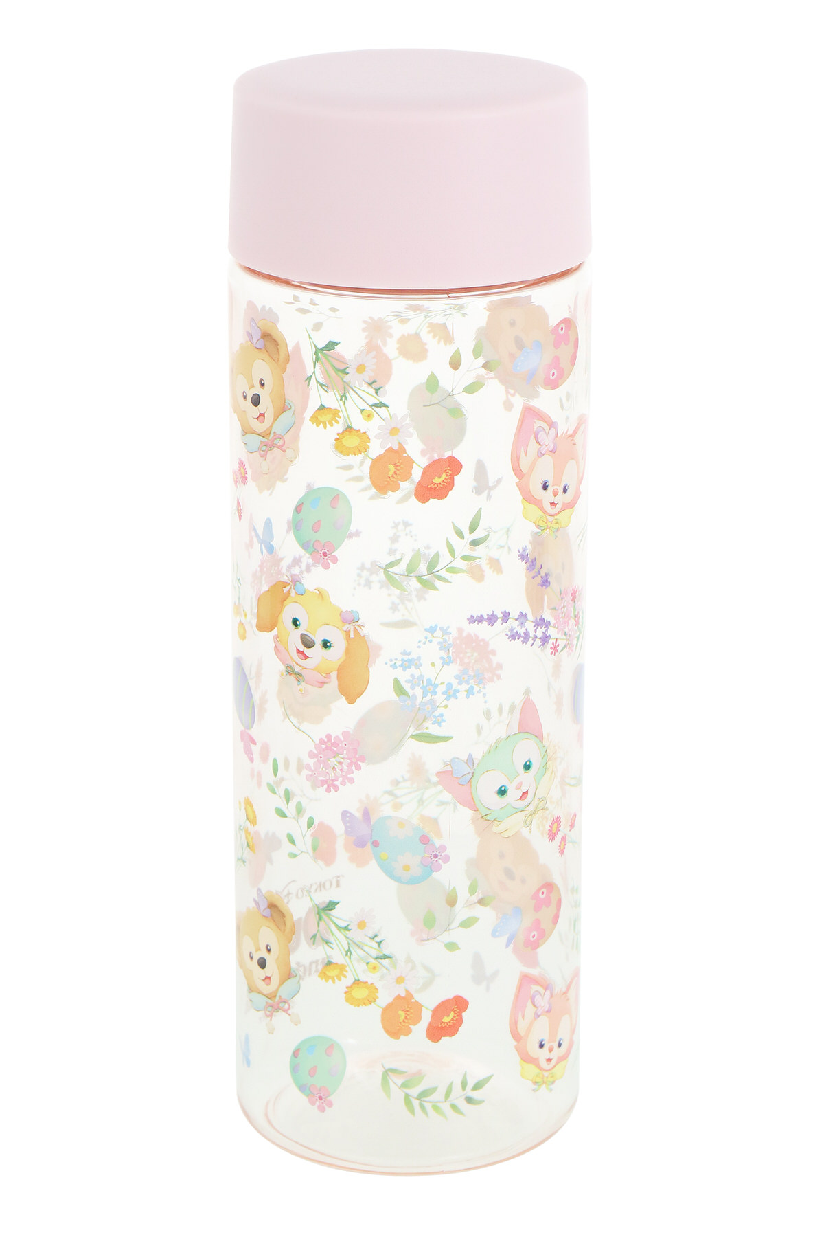お花やエッグの総柄スーベニアドリンクボトル！東京ディズニーシー“ダッフィー＆フレンズのカム・ファインド・スプリング！”