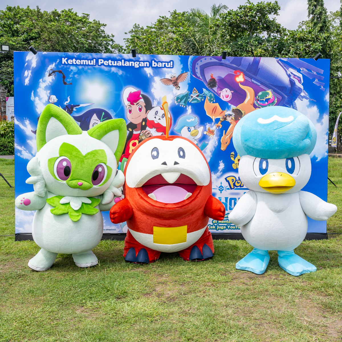 ポケモン『Pikachu’s Indonesia Journey』Meet and Greet(ニャオハ、ホゲータ、クワッス グリーティング）