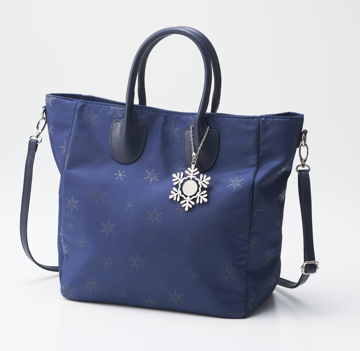 雪の結晶モチーフ付き２WAYバッグ「アナと雪の女王」１