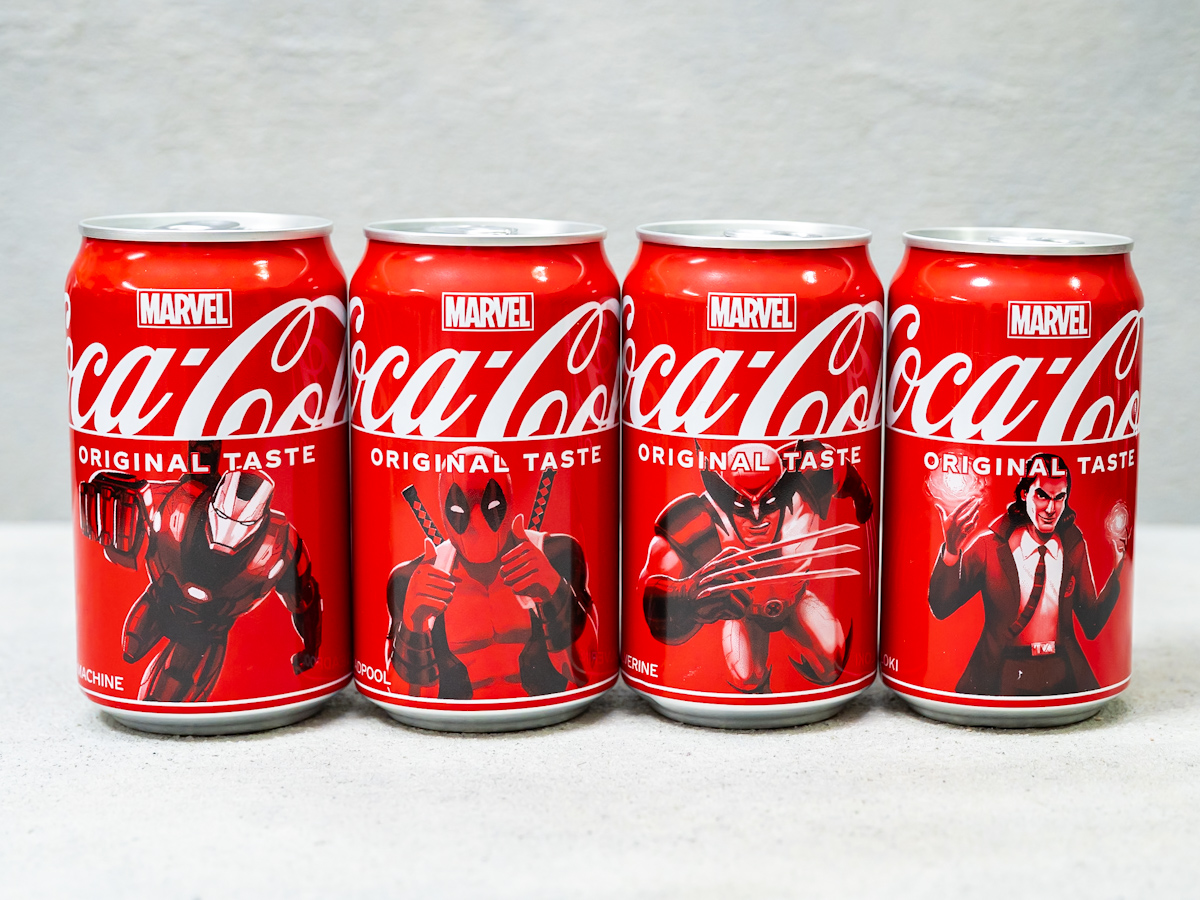 コカ・コーラ「マーベル：ザ・ヒーローズ」限定デザイン