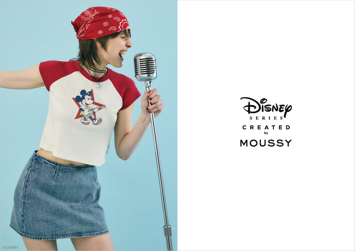 マウジー ディズニー「Disney SERIES CREATED by MOUSSY」2024 EARLY SUMMER COLLECTION