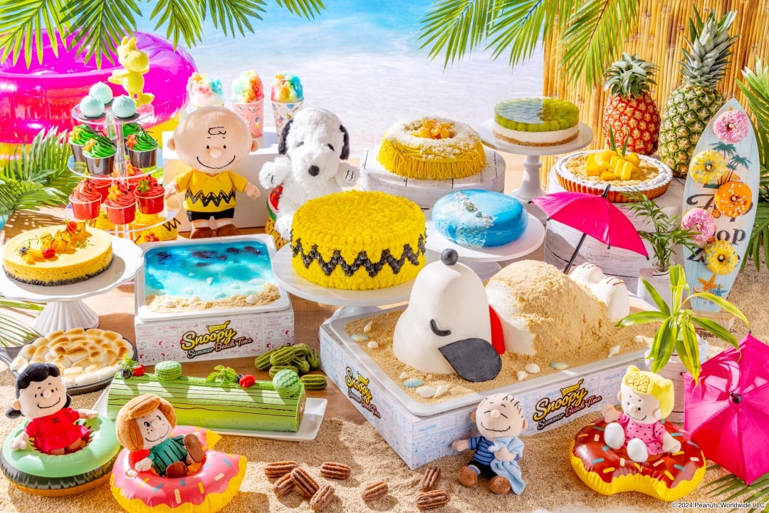 夏のスイーツビュッフェ「Snoopy Summer Beach Time」