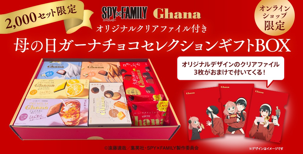 ロッテ TVアニメ『SPY×FAMILY』母の日ガーナセレクションセットギフトBOX