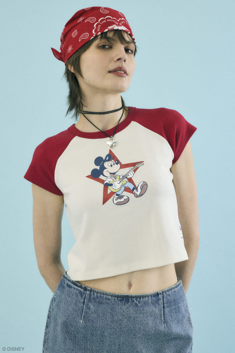MD ROCK TINY Tシャツ / MICKEY