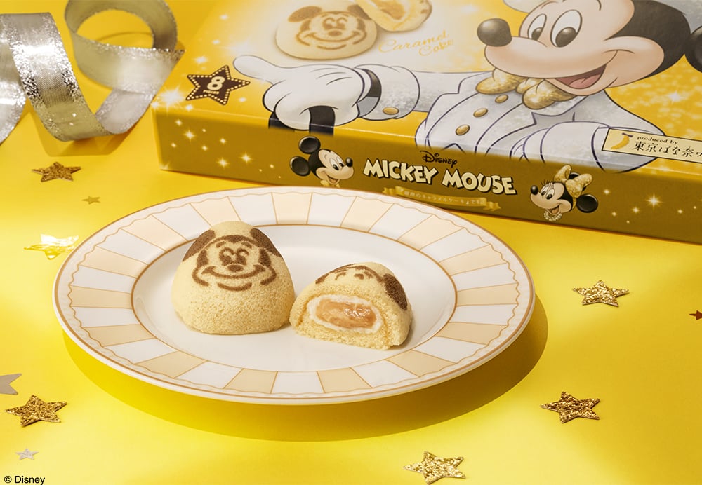 Disney SWEETS COLLECTION by 東京ばな奈『ミッキーマウス/「銀座のキャラメルケーキ」です。 フタ付き真空タンブラーセット』2