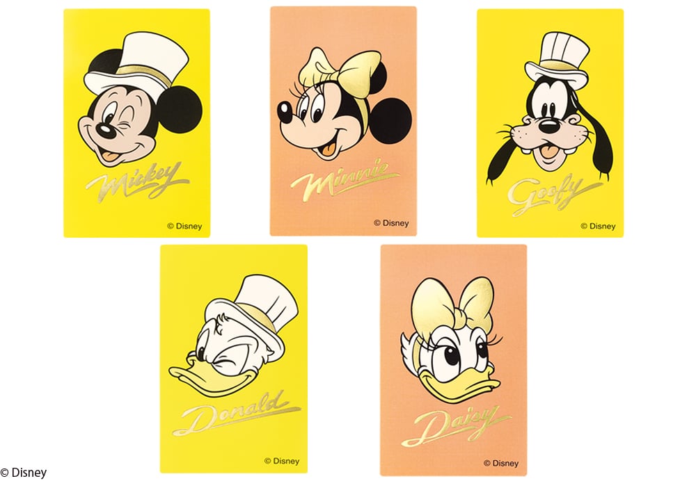 Disney SWEETS COLLECTION by 東京ばな奈『ミッキーマウス/「銀座のキャラメルケーキ」です。 フタ付き真空タンブラーセット』特典ステッカー