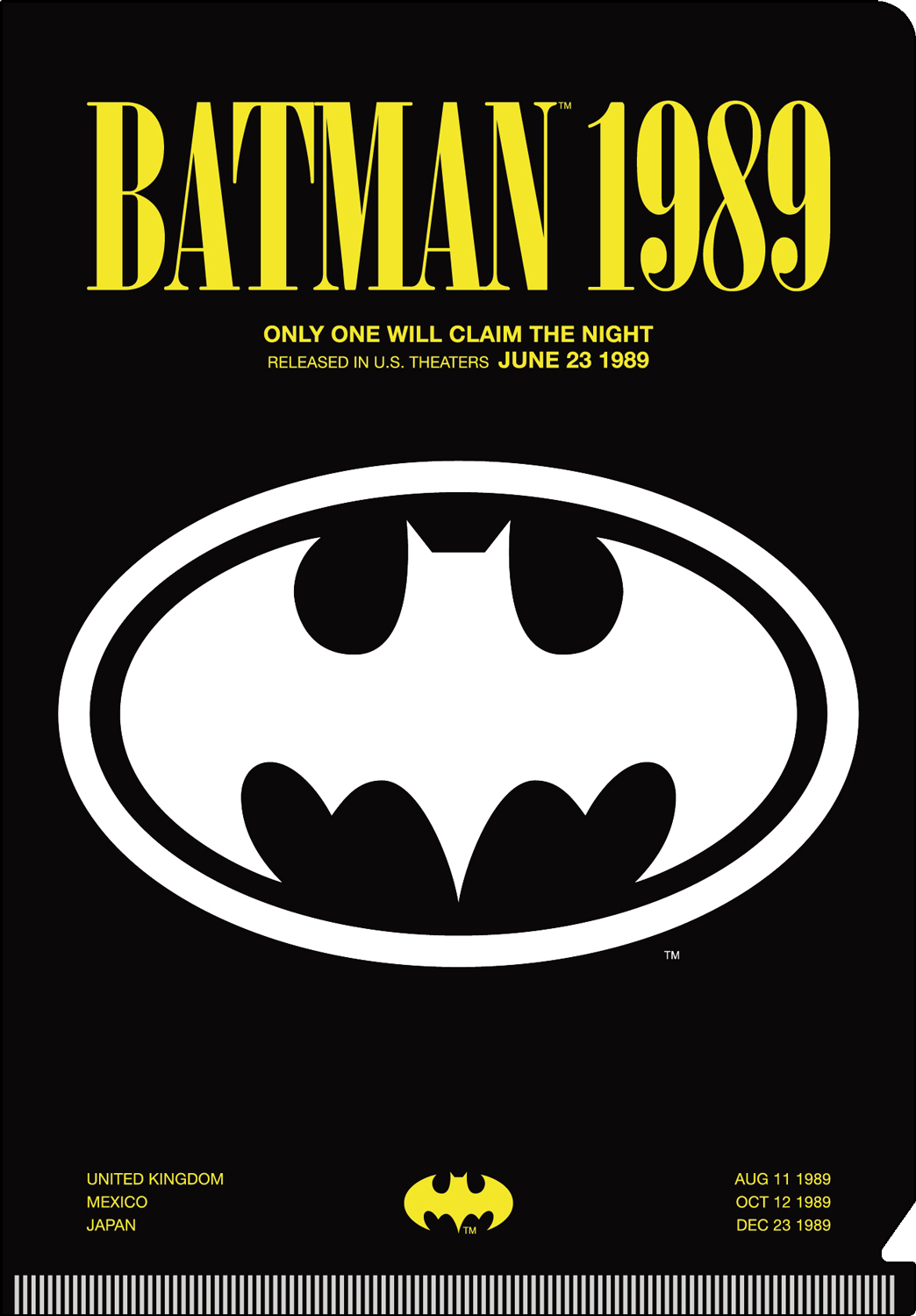 BATMAN 1989　ミニファイル