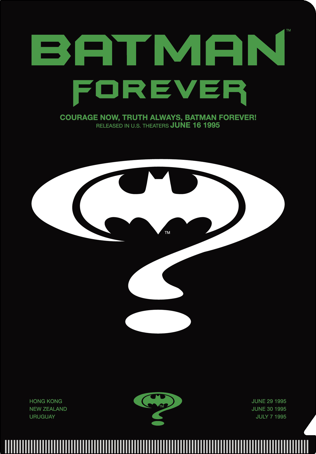 BATMAN FOREVER　ミニファイル