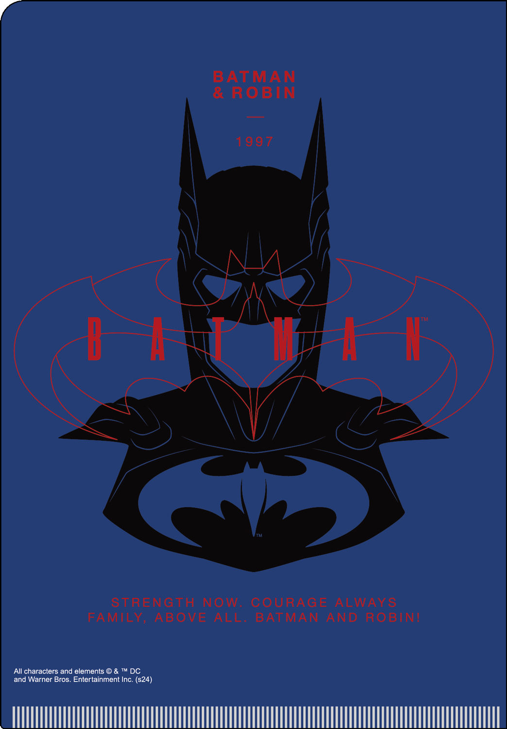 BATMAN & ROBIN　ミニファイル　ウラ