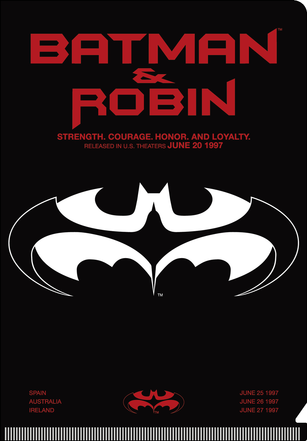 BATMAN & ROBIN　ミニファイル