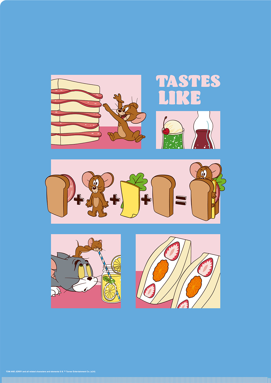 「EAT,EAT,EAT」ポケット付きクリアファイルB裏