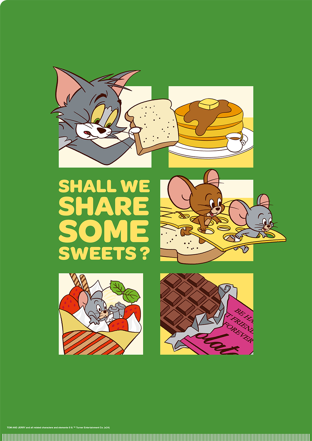 「EAT,EAT,EAT」ポケット付きクリアファイルC裏