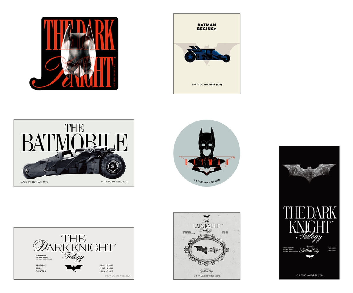 ステッカーセット　THE DARK KNIGHT TRILOGY