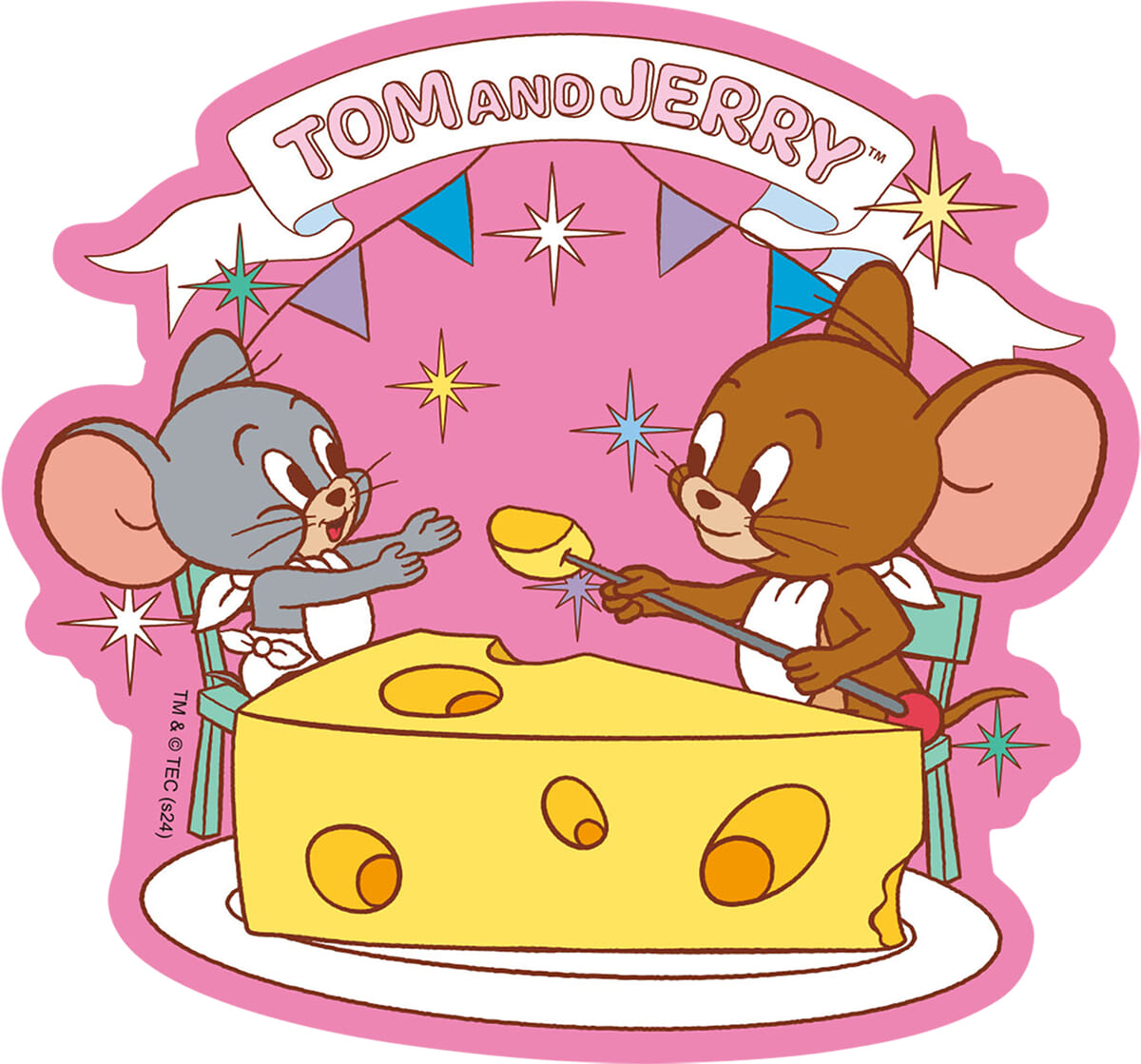 「PARTY TIME」ダイカットステッカー