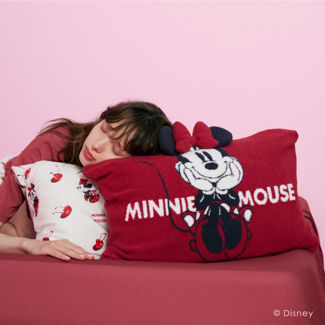 【Sleep】Minnie/ジャガードピローケース