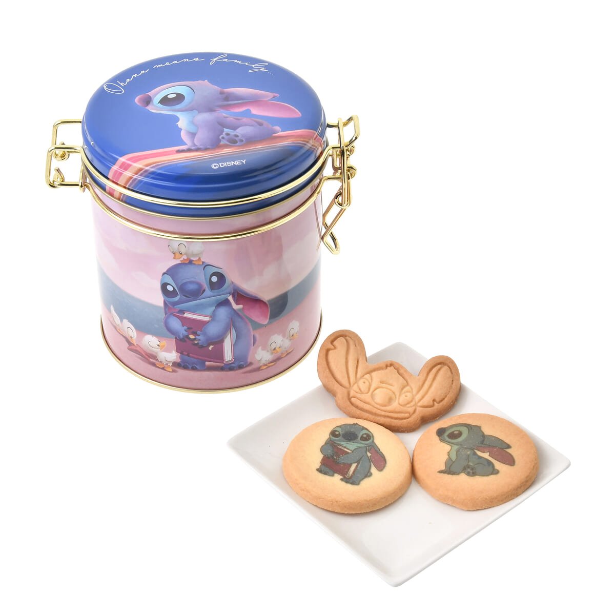 スティッチ クッキー キャニスター缶入り Disney Stitch Day Collection