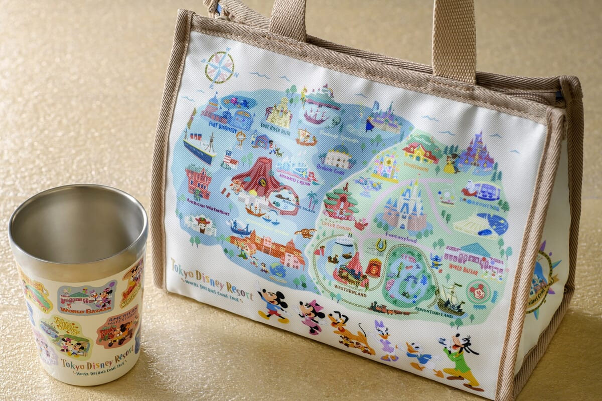 東京ディズニーリゾート「パークマップモチーフ」スーベニアグッズ