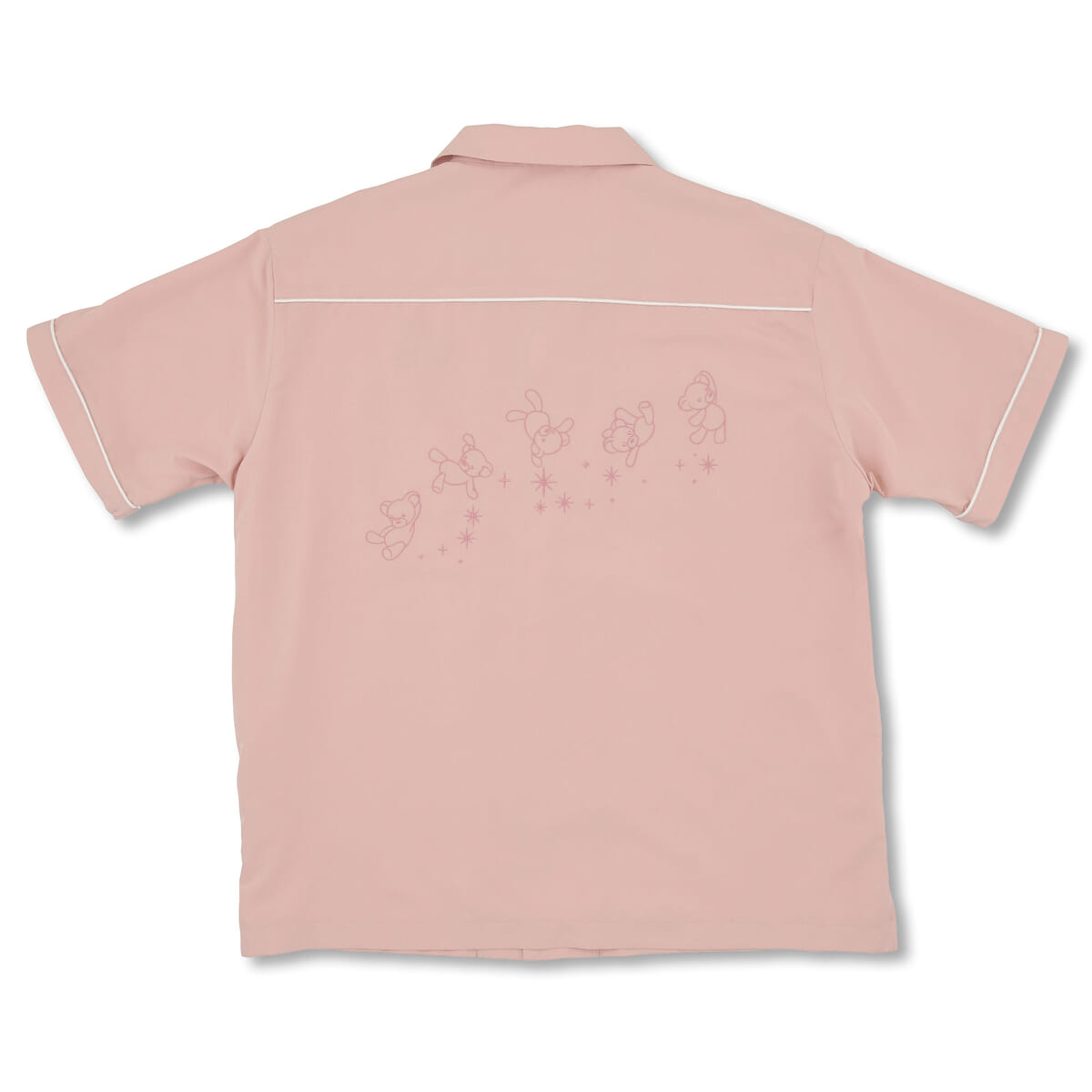 マイケルのテディベア 半袖シャツ ピンク FEEL LIKE PETER PAN02