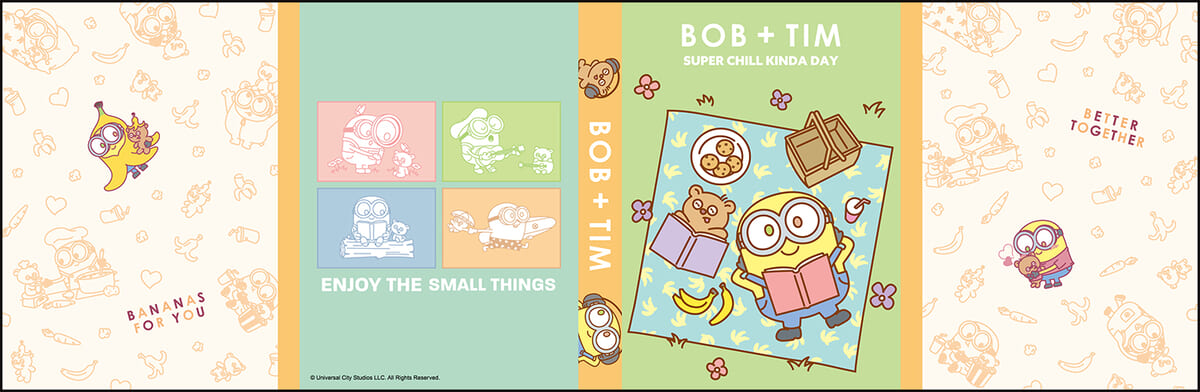 ミニオンズ(Bob+Tim) パタパタメモ　メイン